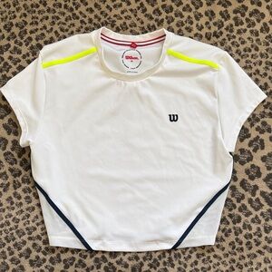 Wilson Women's White Match Point Tee